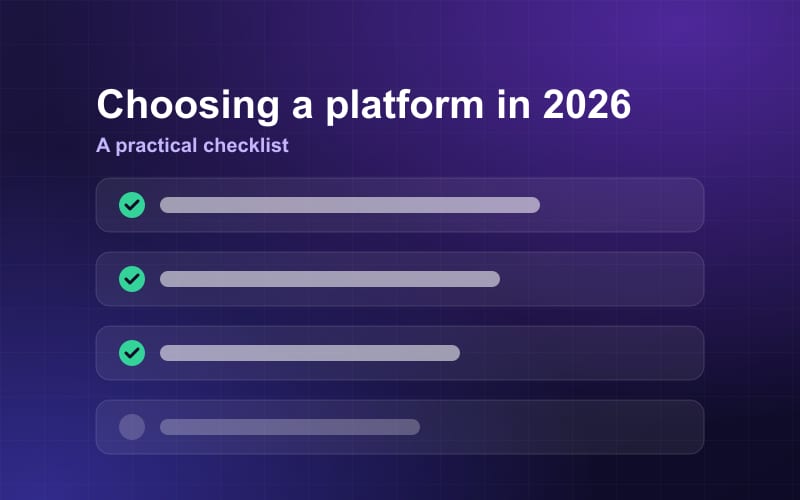 How to Choose a Marketplace Platform in 2026: A Practical Checklist